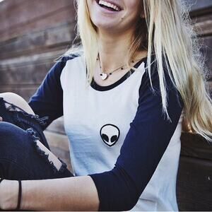 Brandy Melville Alien Shirt